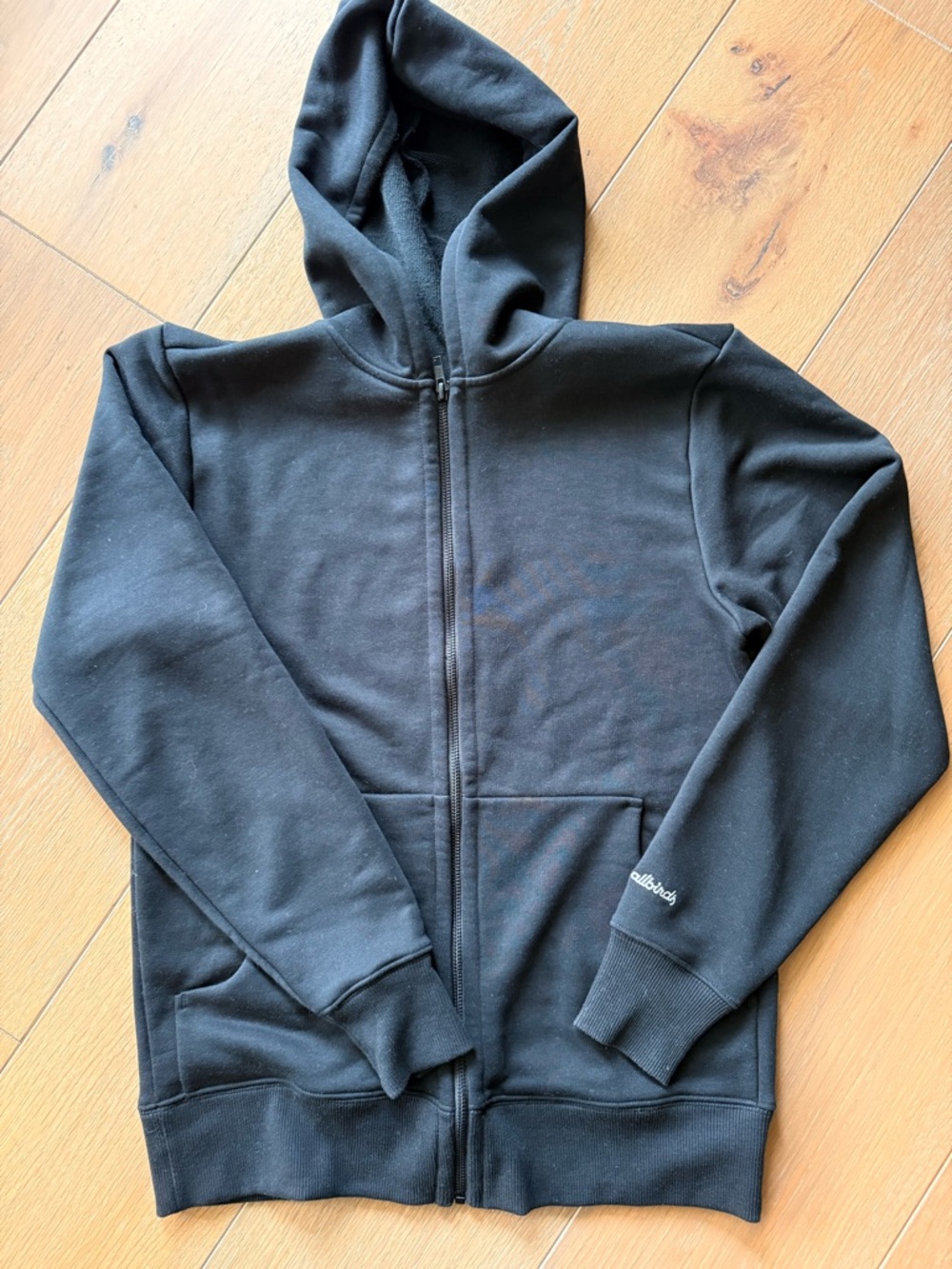 allbirds Anytime Full Zip Hoodie Black Size Small